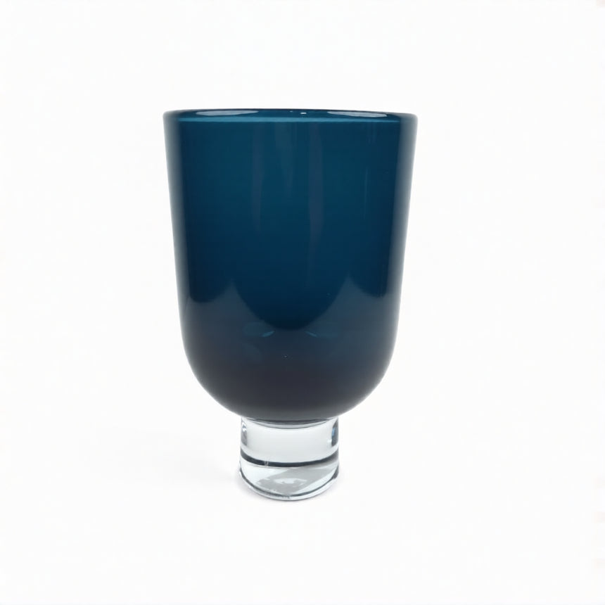 Spalvoto stiklo vaza 26x13,5 cm