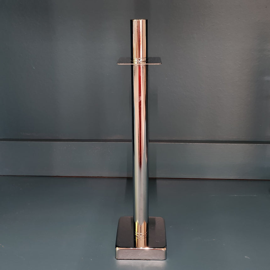 Chromuota žvakidė 36 cm – vaizdas 2