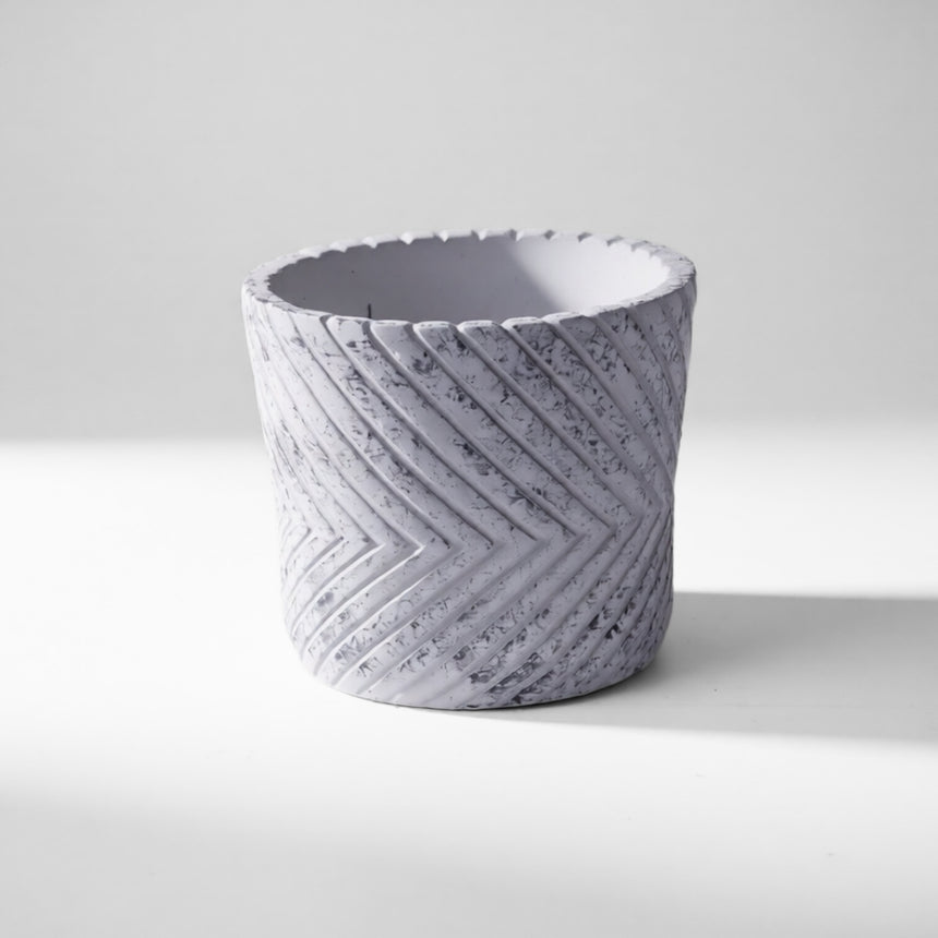 Betoninis dekoratyvinis vazonas ALBERO 12x12x10 cm