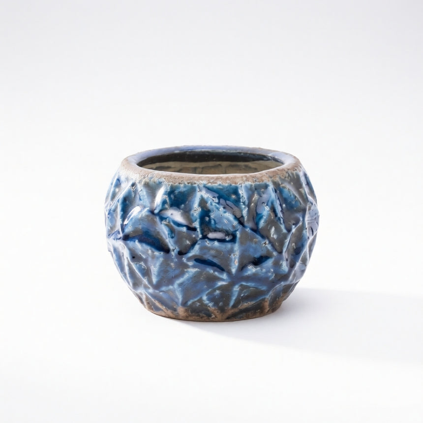 Keraminis vazonas Etno Azure 21x16 cm
