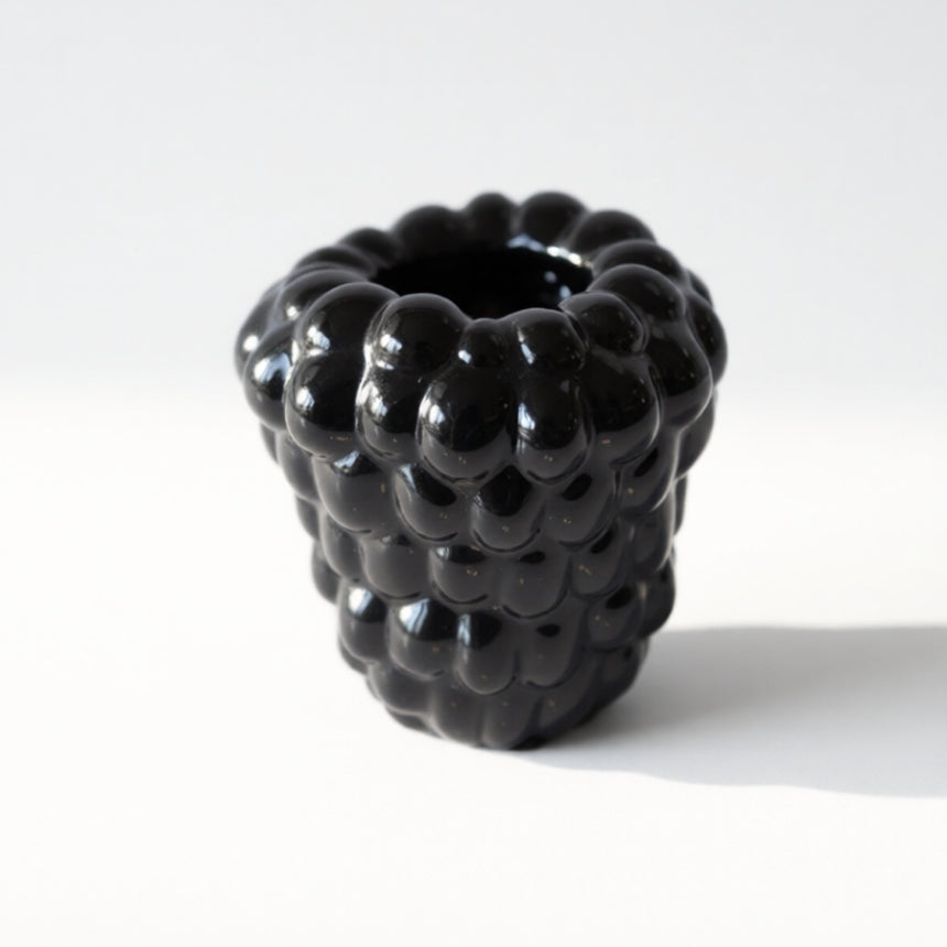 Juoda vaza 'Avietė' 13x13 cm