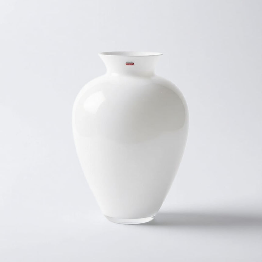 sodoela Vazos Vaza „Vetro Bianco“ 27,5x27,5x39 cm, baltos sp.