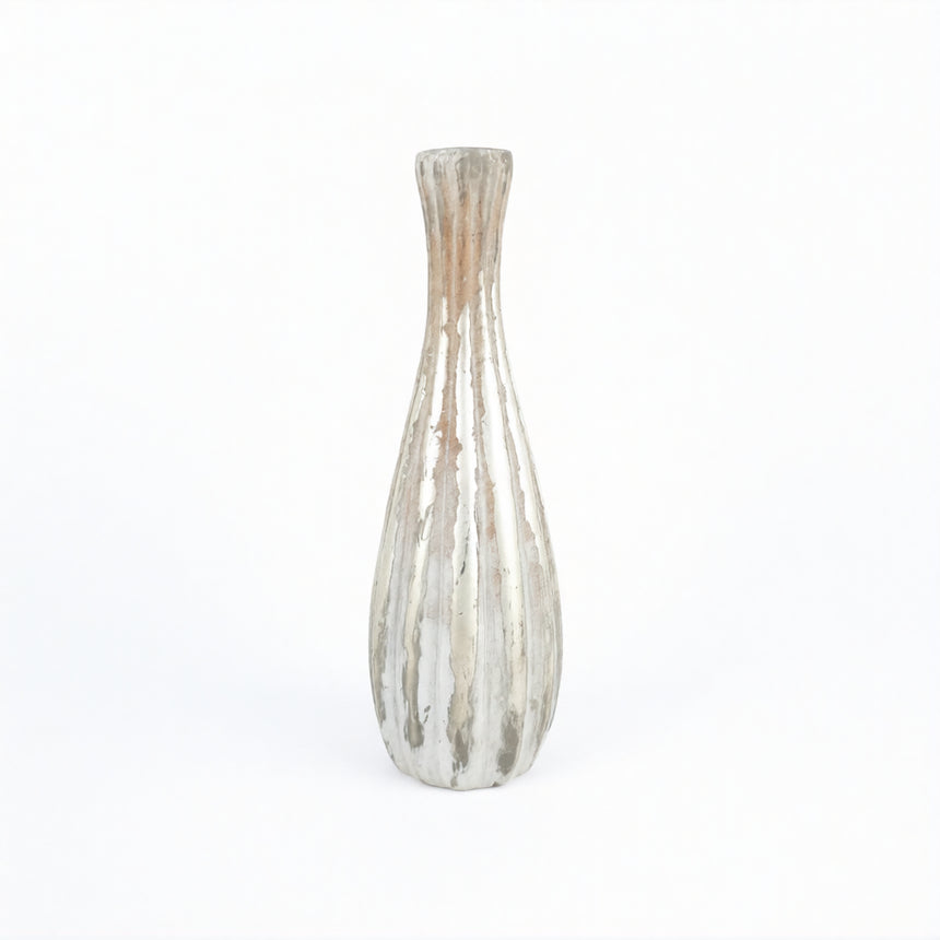 Barok sendinta stiklo vazelė 7x20 cm