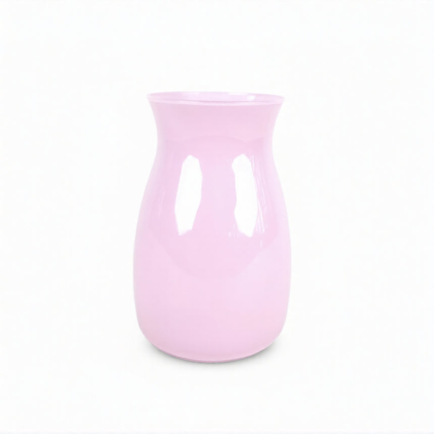 Vaza spalvoto stiklo Rose 20x14,5 cm