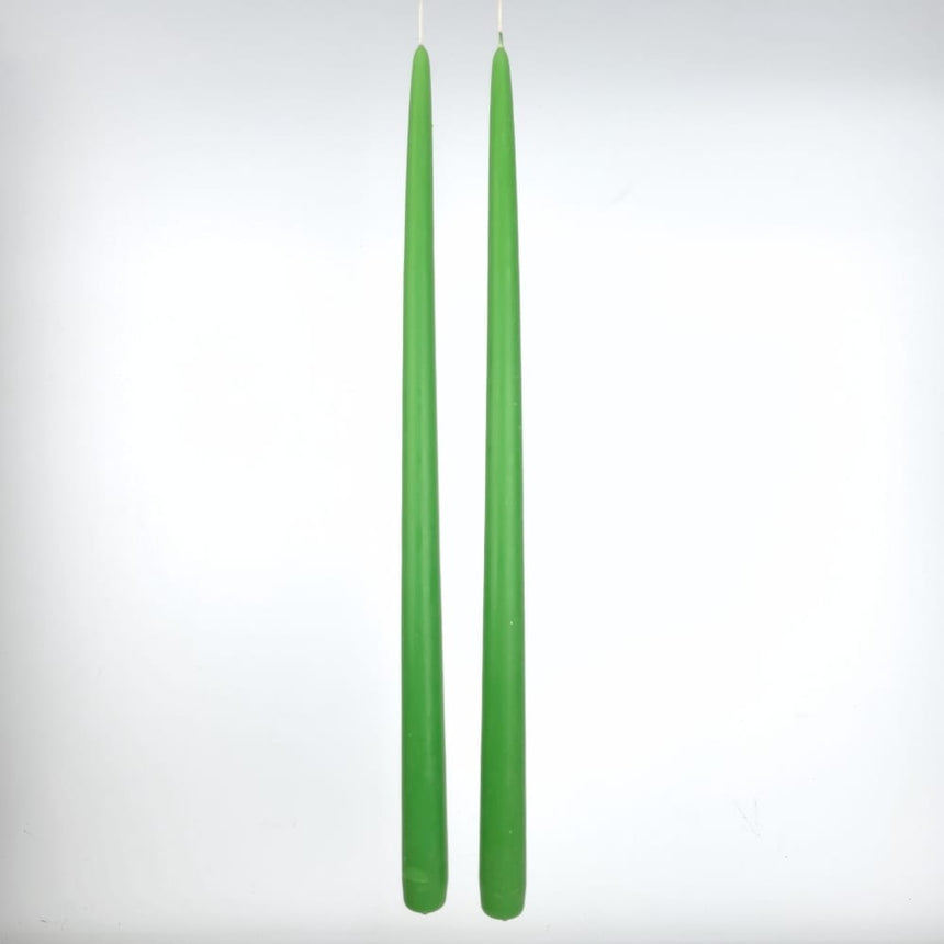 sodoela Žvakės Žvakių rinkinys „Candela Lunga“, žalia, A40 cm, 2 vnt.