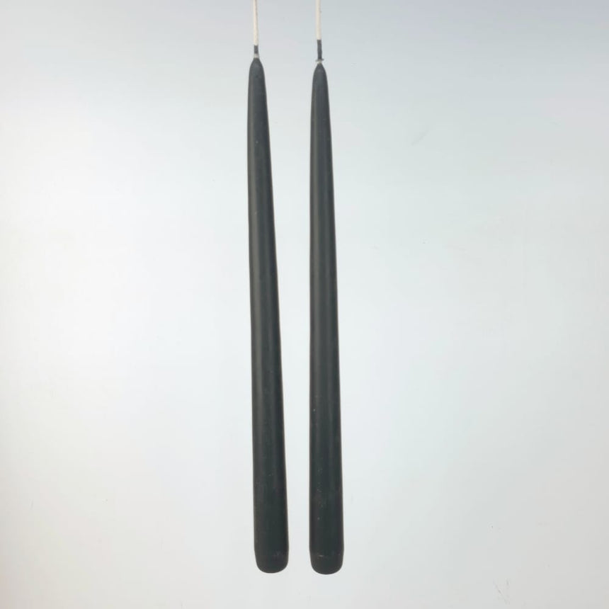 sodoela Žvakės Žvakių rinkinys „Candela Lunga“, juoda, A30 cm, 2 vnt.
