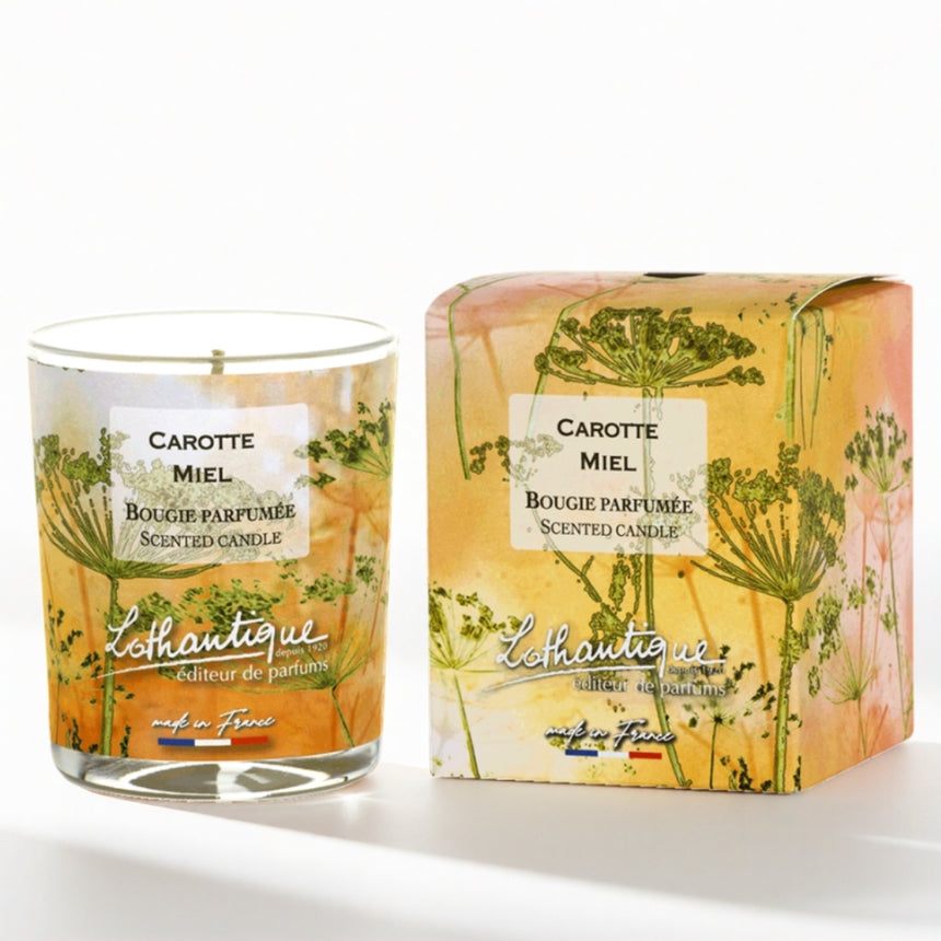 MEDUS ir MORKOS sojų vaško žvakė 160 g., JARDIN D'AQUARELLES