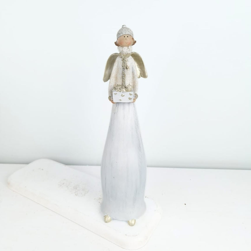 sodoela Kalėdinės dekoracijos Pastatoma dekoracija „Angel“ 12x34 cm