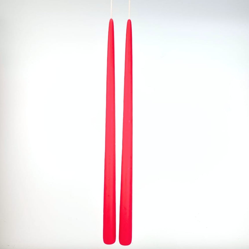 sodoela Žvakės Žvakių rinkinys „Candela Lunga“, raudona, A40 cm, 2 vnt.