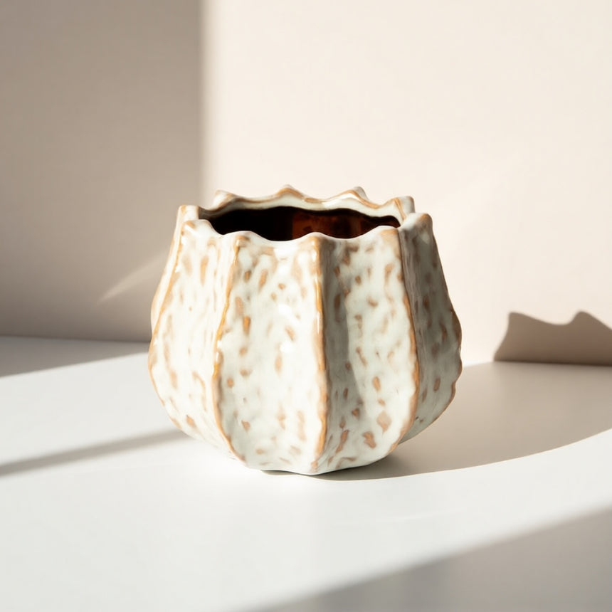Keramikinis vazonas IVORY 25,5x15 cm