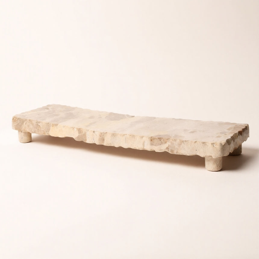 Marmuro pjaustymo lentelė, padėklas 53x15x6 cm