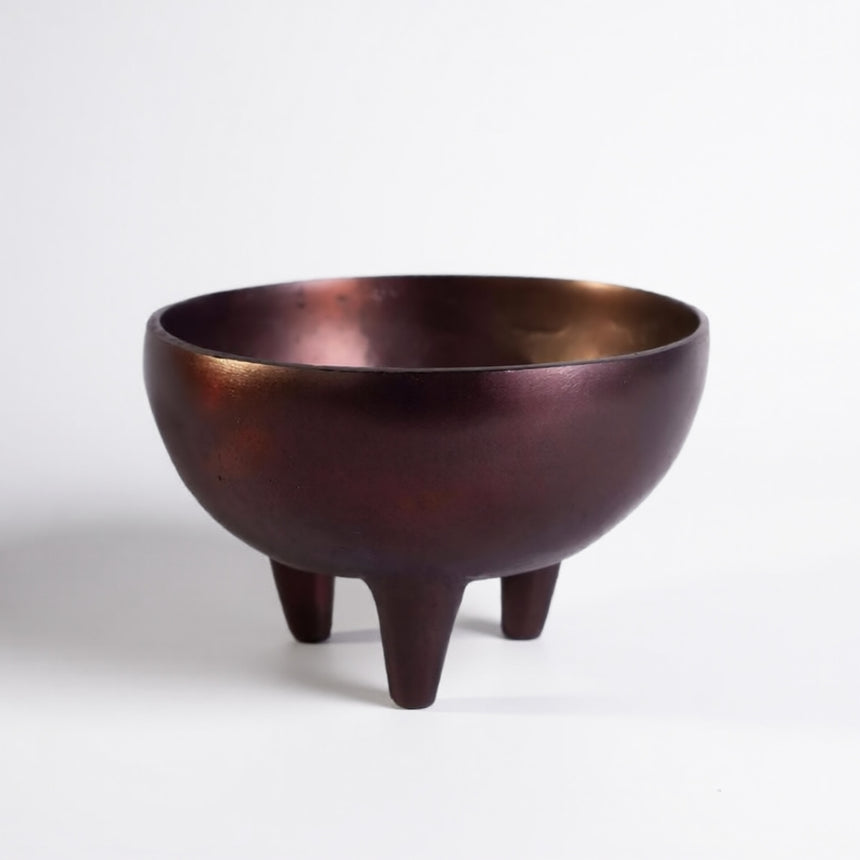 Metalinis dubuo-žvakidė 18x18x11 cm