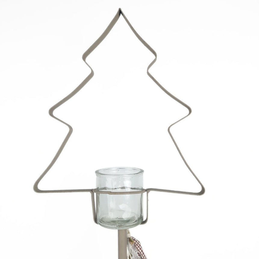 sodoela Kalėdinės dekoracijos Žvakidė „Metal Tree“ 29x67 cm