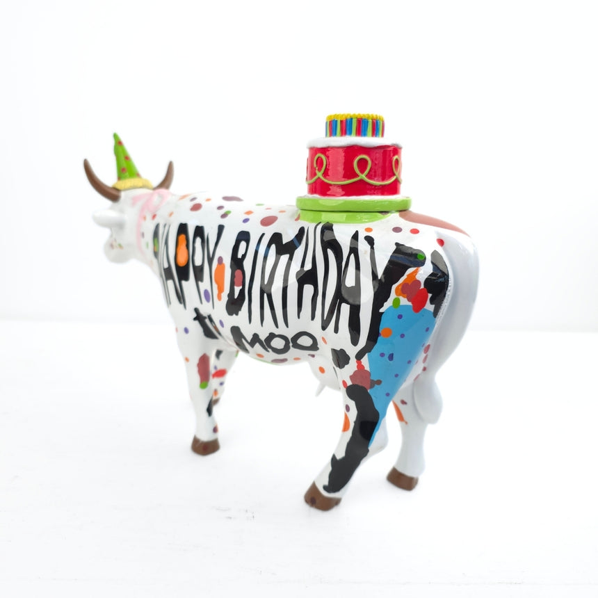 Karvė Su gimtadieniu, Moo! 29x10x21 cm