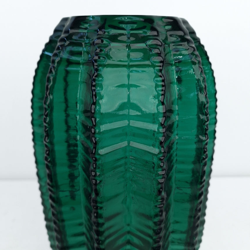 Vaza Onda verde 28x15 cm