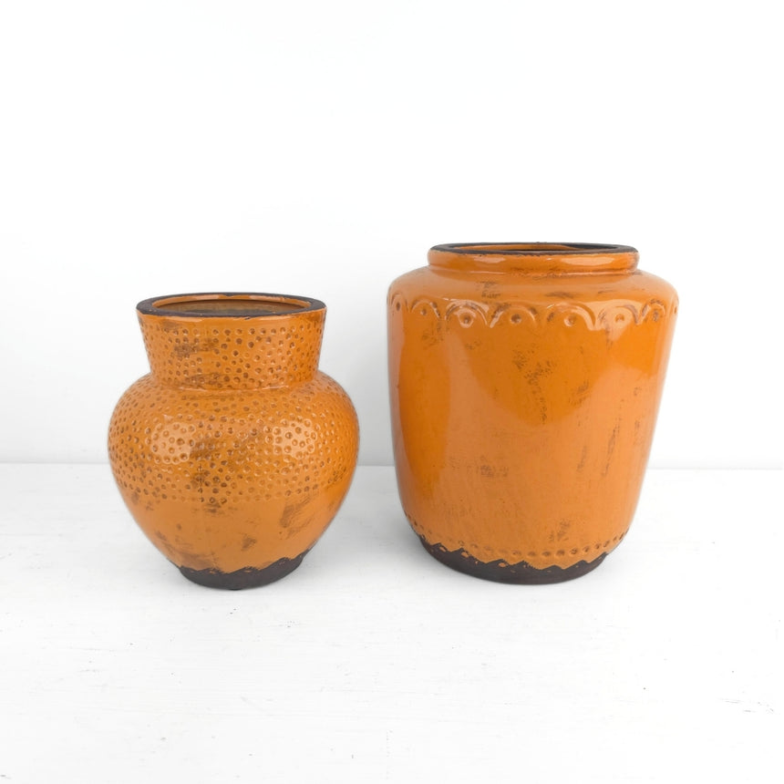 Etno keramikinė vaza 23,5x19 cm