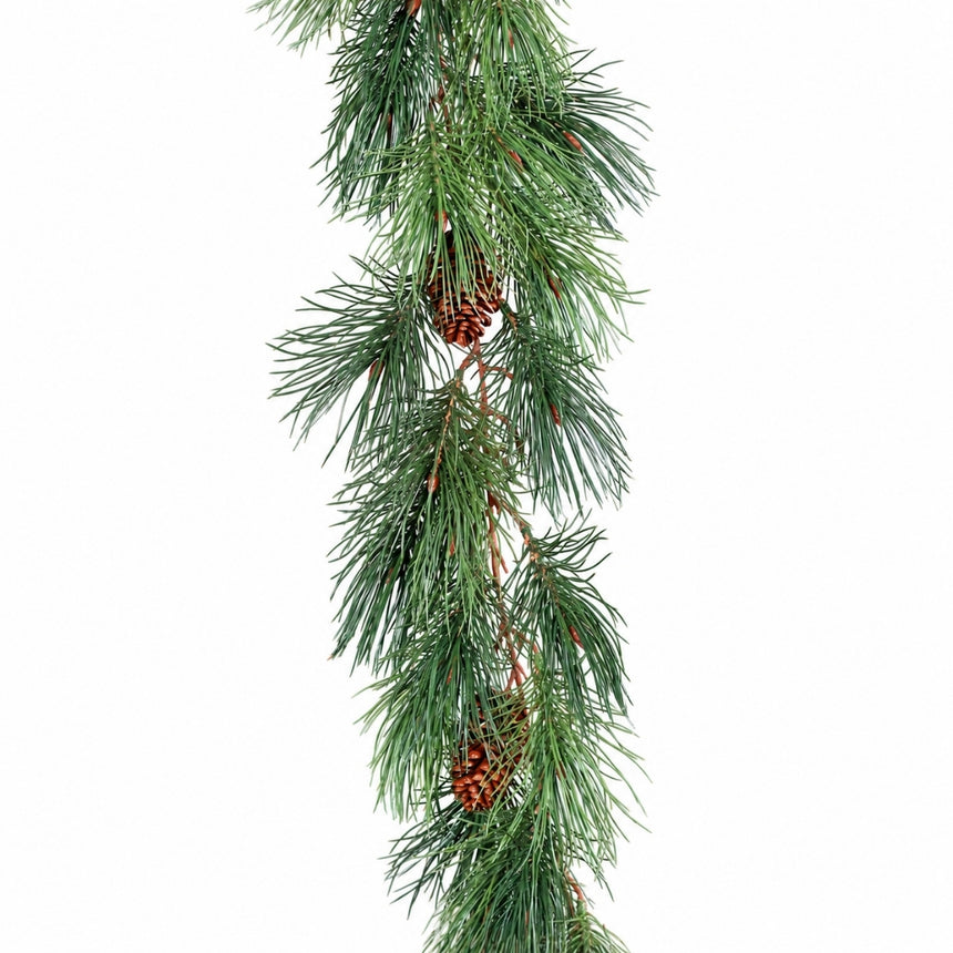 Dirbtinė pušies su kankorėžiais girlianda I160 cm