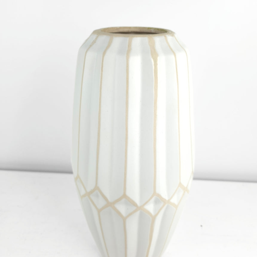 Belldeco Venecijos dryžuota vaza 38x14 cm