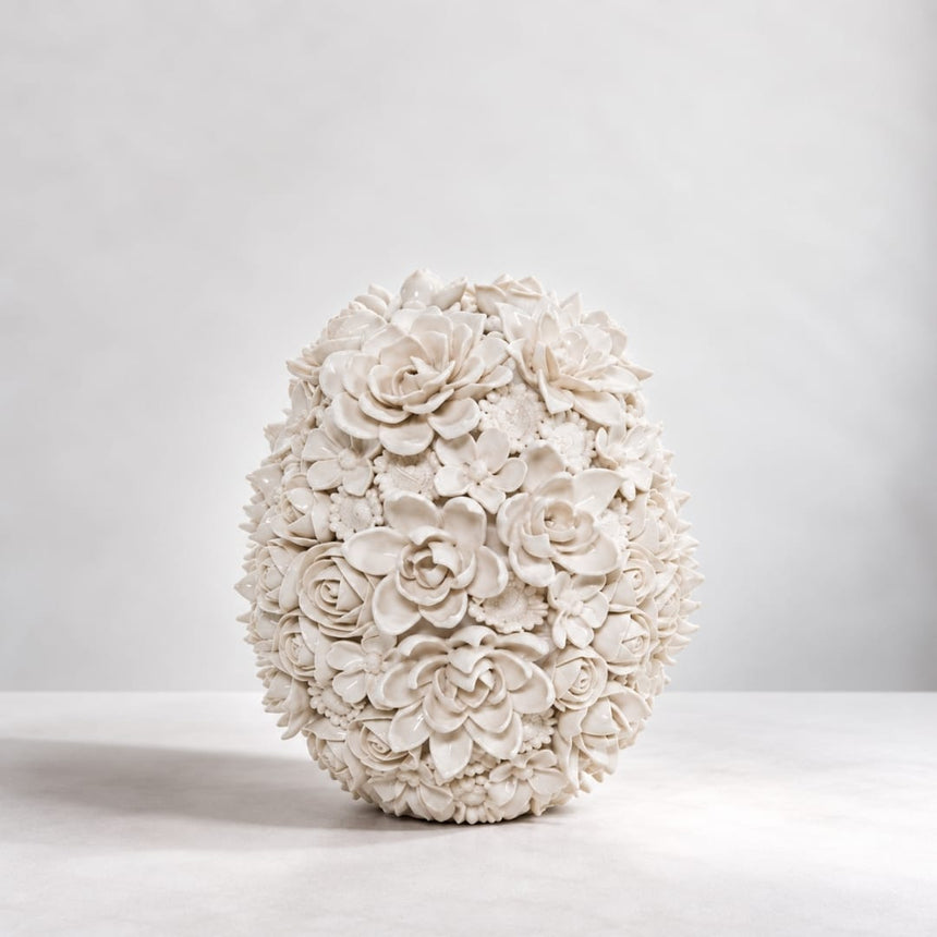 sodoela Vazos Vaza „Ceramica Bianco“ 22,5x24 cm, baltos sp.