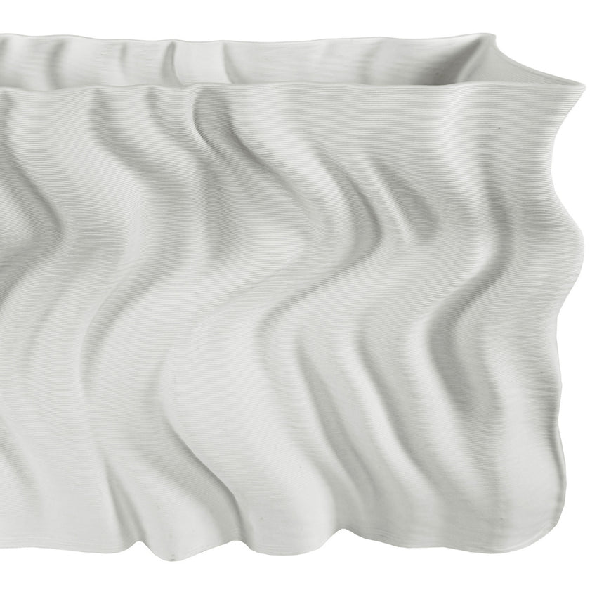 Plati 3D keramikos vaza 'Vandens bangos' 35x12x22 cm