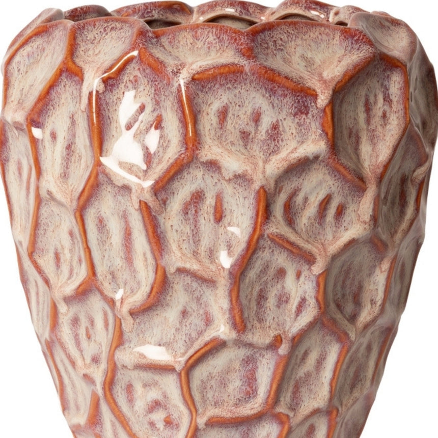 Keramikinis vazonas-vaza DUSTY ROSE 19x22 cm