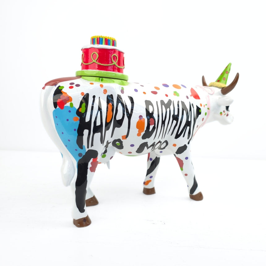 Karvė Su gimtadieniu, Moo! 29x10x21 cm