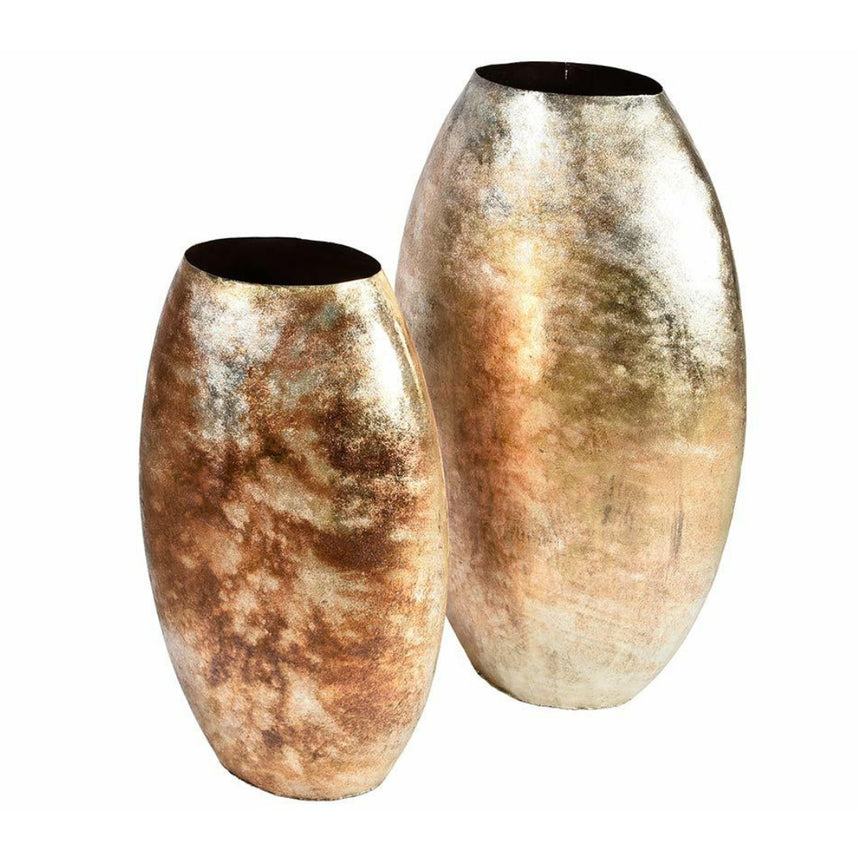 Aukštoji tekstūrinė vaza Modern Gold 67x32x104 cm