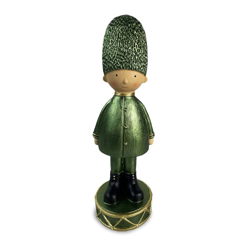 sodoela Kalėdinės dekoracijos Figūrėlė sargybinis „Guard“, metalizuota žalia, 40 cm