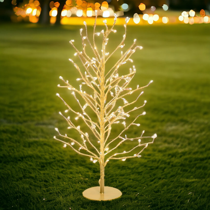 Šakų medis 60 cm LED šampano spalvos LINDEN
