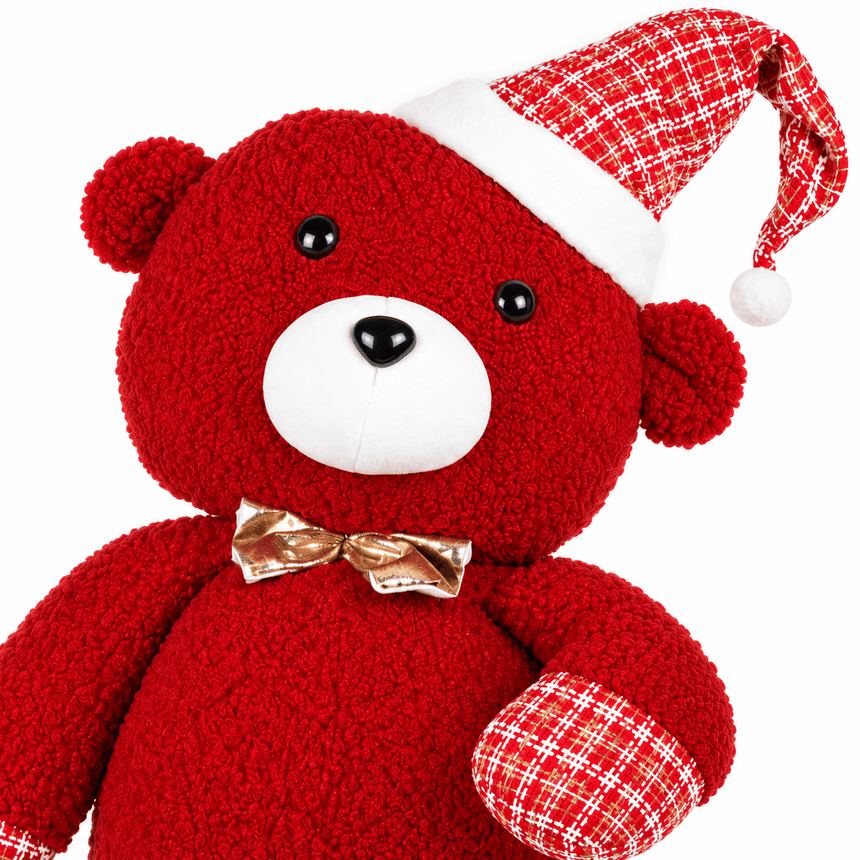 sodoela Kalėdinės dekoracijos Pliušinis žaislas „Teddy Noel“ 32x60x107 cm