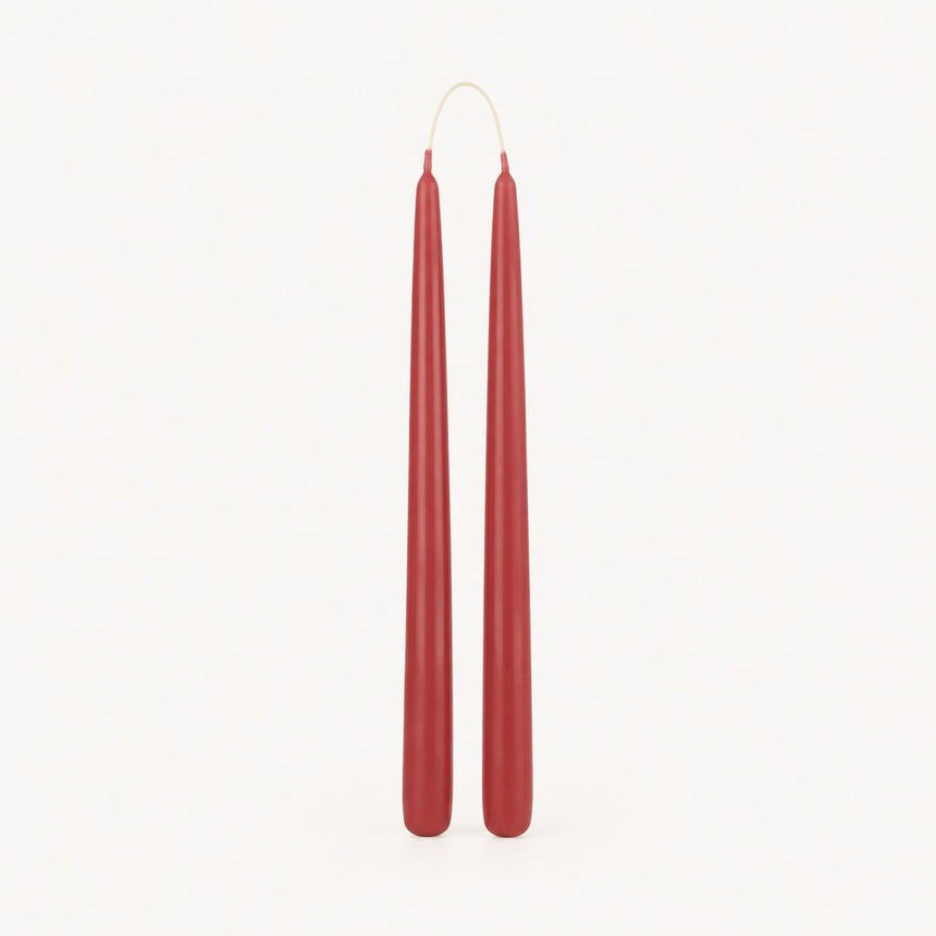 sodoela Žvakės Žvakių rinkinys „Candela Lunga“, bordo, A30 cm, 2 vnt.