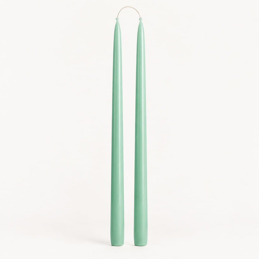 sodoela Žvakės Žvakių rinkinys „Candela Lunga“, mėtų žalia, A40 cm, 2 vnt.