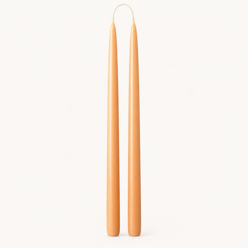 sodoela Žvakės Žvakių rinkinys „Candela Lunga“, persikinė, A40 cm, 2 vnt.