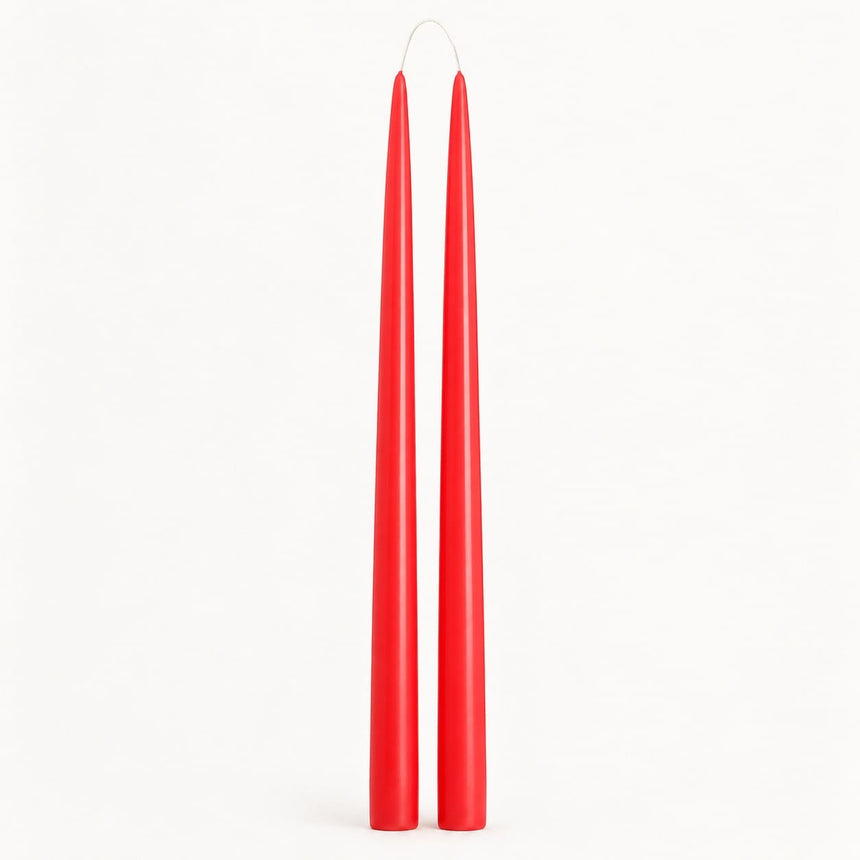 sodoela Žvakės Žvakių rinkinys „Candela Lunga“, raudona, A40 cm, 2 vnt.