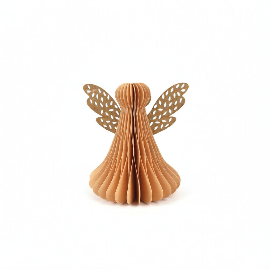 Pastatomas angelas aukso spalvos 6x10 cm