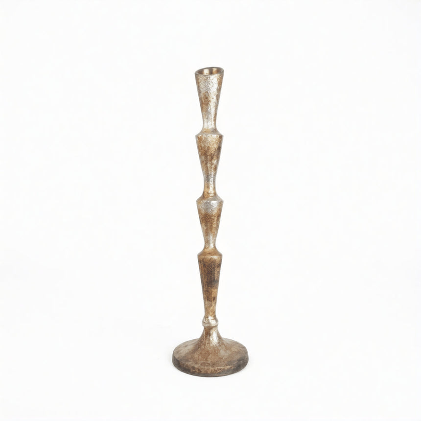 Žvakidė „Barok“ aukšta metalinė 30x8 cm