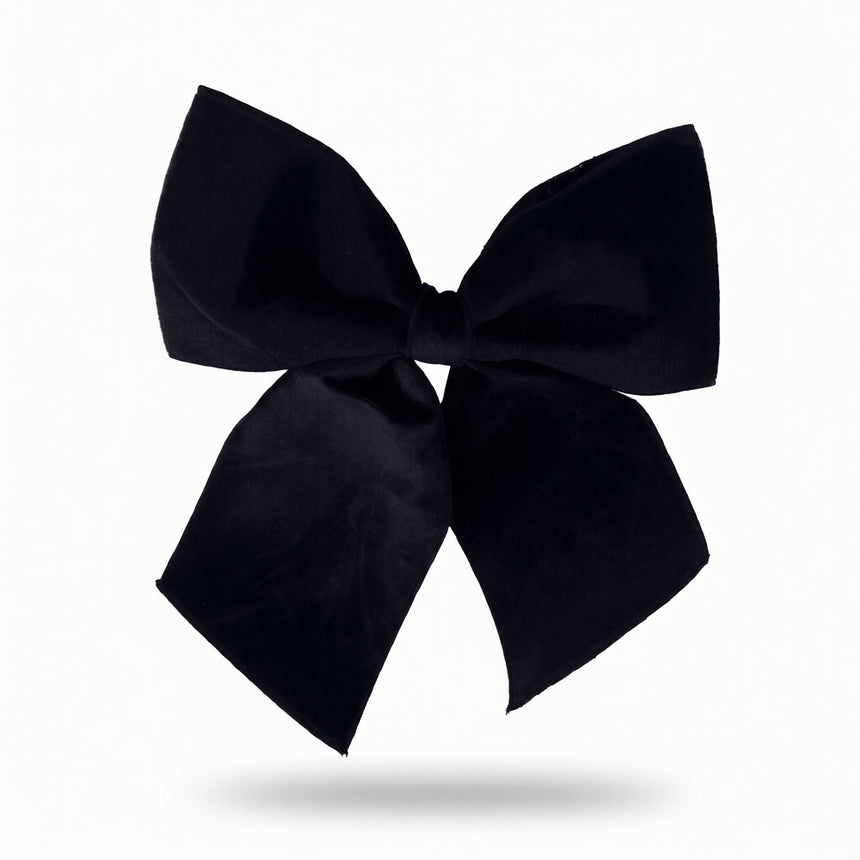 sodoela Kalėdinės dekoracijos Kalėdinė dekoracija-kaspinas „Velvet Bow“ 28x36 cm, juodos sp.