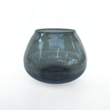 Spalvoto stiklo vaza 22x16 cm