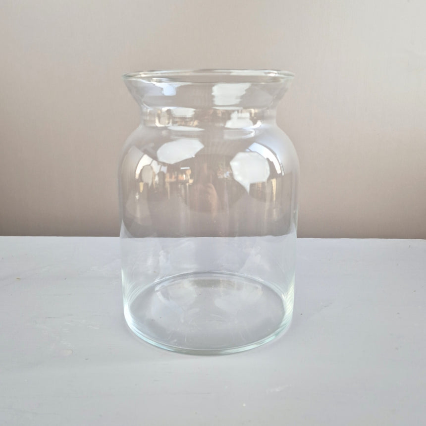 Stiklinis indas - vaza 20x12 cm