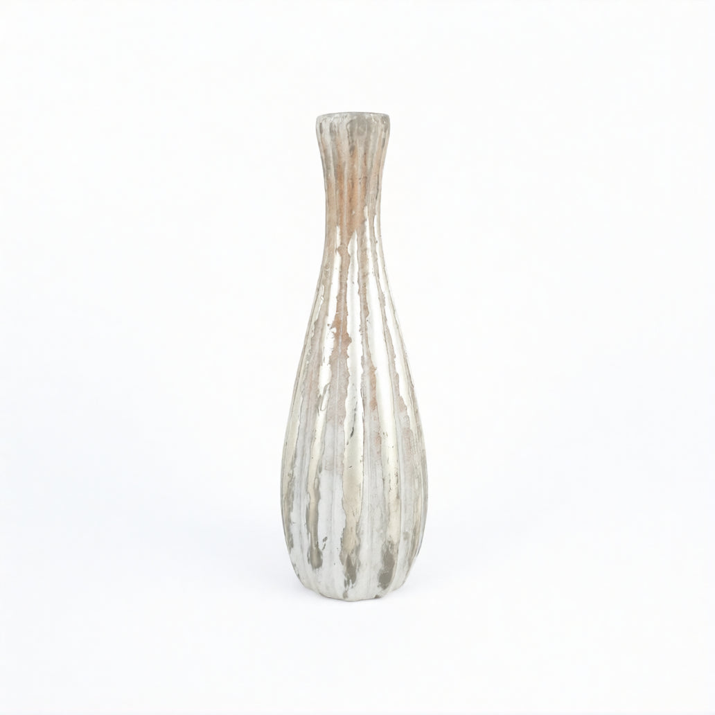 Barok sendinta stiklo vazelė 7x20 cm