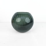 Spalvoto stiklo vaza 19x17 cm