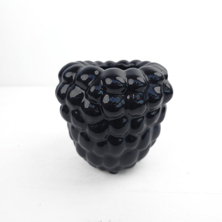 Juoda vaza 'Avietė' 13x13 cm