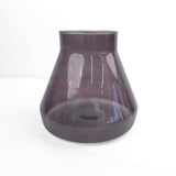 Tamsaus stiklo vaza 19x15 cm
