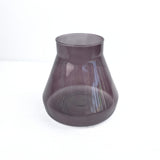 Tamsaus stiklo vaza 19x15 cm