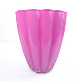 Spalvoto stiklo vaza 17x14 cm