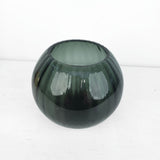 Spalvoto stiklo vaza 19x17 cm