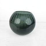 Spalvoto stiklo vaza 19x17 cm