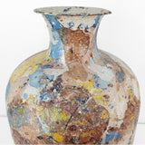 Moderni spalvoto stiklo vaza 33x49 cm
