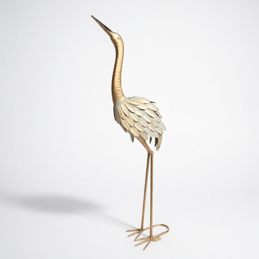 Metalinė paukščio dekoracija 34x18x118 cm
