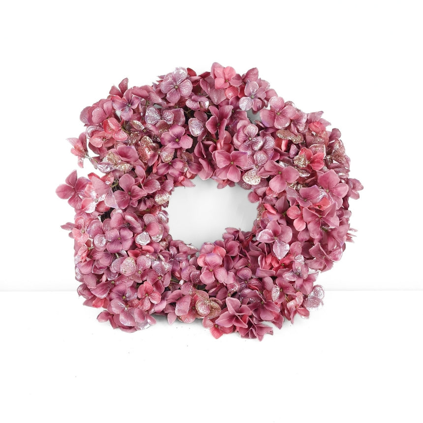 Hortenzijų vainikas 50 cm skersmens